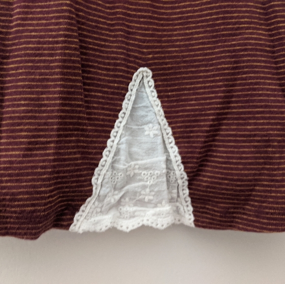 Perimitz Girls Long Sleeves Stripes 3D decoration Top - Picture 12 of 16